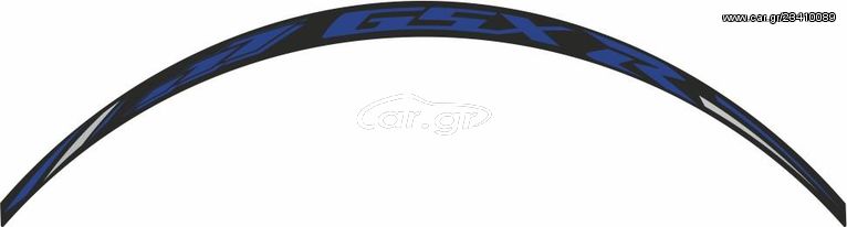 ΑΥΤΟΚΟΛΛΗΤΟ ΤΡΟΧΩΝ BLUE REFLEX STIP DCW02P ΓΙΑ SUZUKI GSXR| PRINT