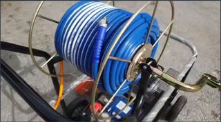 Ψεκαστικό συγκρότημα ηλεκτρικό 2hp 40bar 21lit με ανέμη 50μέτρων και μάνικα turbo-thumb-2
