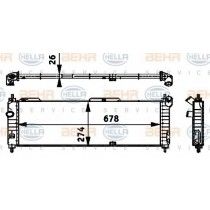 Ψυγείο νερού & εξαρτήματα HELLA 8MK376713571