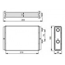 Ψυγείο καλοριφέρ NRF 53233