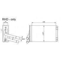 Ψυγείο καλοριφέρ NRF 54302