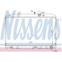 Ψυγείο νερού & εξαρτήματα NISSENS 62458