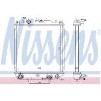 Ψυγείο νερού & εξαρτήματα NISSENS 641754