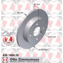 Σετ Δισκόπλακες πίσω ZIMMERMANN 430148420