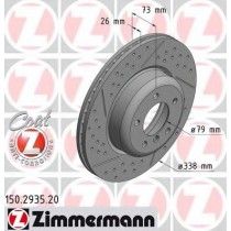 Σετ Δισκόπλακες εμπρός ZIMMERMANN 150293520