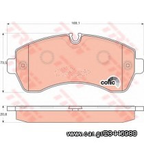 Σετ Τακάκια εμπρός TRW GDB1696