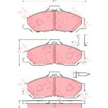 Σετ Τακάκια εμπρός TRW GDB3353