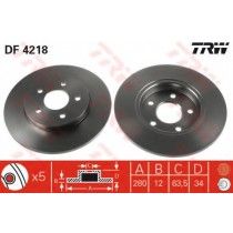 Σετ Δισκόπλακες πίσω VECTOR VD1105