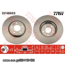 Σετ Δισκόπλακες εμπρός VECTOR VD1173S