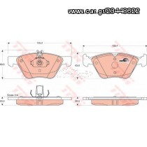 Σετ Τακάκια εμπρός VECTOR VP1215
