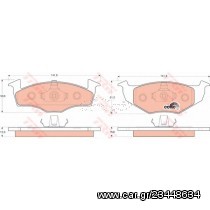 Σετ Τακάκια εμπρός VECTOR VP1306