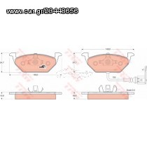 Σετ Τακάκια εμπρός VECTOR VP1386