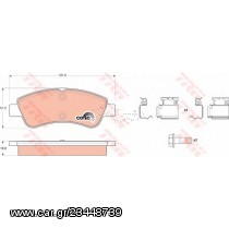 Σετ Τακάκια εμπρός VECTOR VP1677