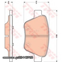 Σετ Τακάκια πίσω VECTOR VP1841