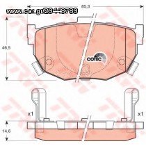 Σετ Τακάκια πίσω VECTOR VP3170