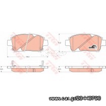 Σετ Τακάκια εμπρός VECTOR VP3242