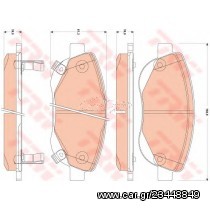 Σετ Τακάκια εμπρός VECTOR VP3511