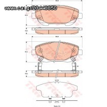 Σετ Τακάκια εμπρός VECTOR VP3518