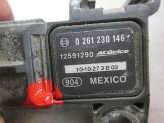 OPEL ASTRA 2004-2012 CAPTIVA AVEO MERIVA ESTITIRAS MAP SENSOR ME KOD 02611230146 - 12591290 TEM 1   TEL 17 TIM 29E