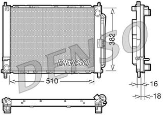 Ψυγείο A/C (Εξωτερικό) RENAULT MODUS MPV / ΠΟΛΥΜΟΡΦΙΚΑ / 5dr 2008 - 2012 ( FP )  ( JP ) 1.4 (JP01, JP0J)  ( K4J 770,K4J 780  ) (98 hp ) Βενζίνη #067606310