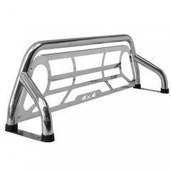 ROLL-BAR INOX ΜΕ ΕΠΙΠΕΔΗ ΑΨΙΔΑ ΙΝΟΧ RB 405 TOYOTA HILUX (VIGO) 2005+ & 2011+