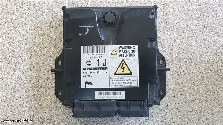 ΕΓΚEΦΑΛΟΣ ΜΗΧΑΝΗΣ ECU NISSAN  NAVARA MB275800-3602, 23710 EB310