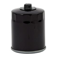 SPIN-ON OIL FILTER,MAGNETIC WITH TOP NUT CHROME / BLACK