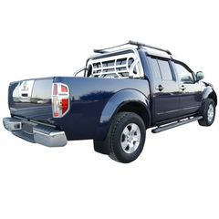 ROLL-BAR INOX ME ΕΠΙΠΕΔΗ ΑΨΙΔΑ ΙΝΟΧ RB 405 NISSAN NAVARA D40 2006+