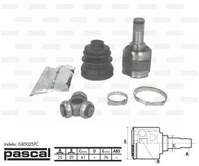 ΜΠΙΛΙΟΦΟΡΟΣ ΕΣΩΤΕΡΙΚΟΣ ΔΕΞΙΑ (25z/29z/41mm) MITSUBISHI LANCER VII 1.3/1.6 09.03-12.13