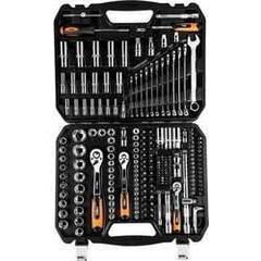 NEO TOOLS 08-680 (422146) ΚΑΡΥΔΑΚΙΑ 1/2', 1/4'  3/8' ΜΕ ΚΑΣΤΑΝΙΑ ΚΑΙ ΠΡΟΕΚΤΑΣΗ 182ΤΕΜ