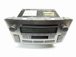 Ράδιο CD TOYOTA AVENSIS Sedan / 4dr 2003 - 2006 ( T250 ) 1.6 VVT-i (ZZT250_)  ( 3ZZ-FE  ) (110 hp ) Βενζίνη #86120-05080