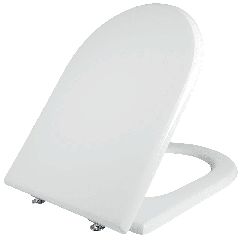Κάλυμμα Λεκάνης WC D-Shape Μικρό, 41,3x34cm Οπές 16cm Μεταλλικά στηρίγματα με εκτόνωση,Polyester Dolomite Claudia 1230
