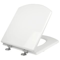 Κάλυμμα Λεκάνης W.C Βαρέως Τύπου Λευκό Polyester 41-45x35,5cm Μεταλλικά στηρίγματα με εκτόνωση Roca Dama Senso Elvit 0196