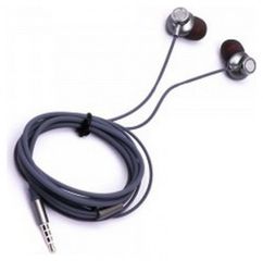 V-TAC Ενσύρματα Ακουστικά Earphone Handsfree σε Γκρι χρώμα 7706