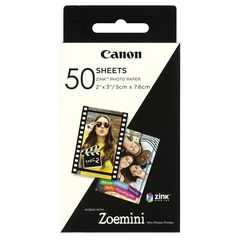 Canon Zoemini ZINK Photo Paper (50 Sheets) έως 12 άτοκες δόσεις ή 24 δόσεις