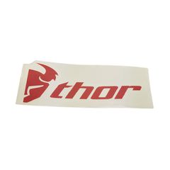Αυτοκολλητο THOR 13X5cm κοκκινο αναγλυφο - (11380-252)