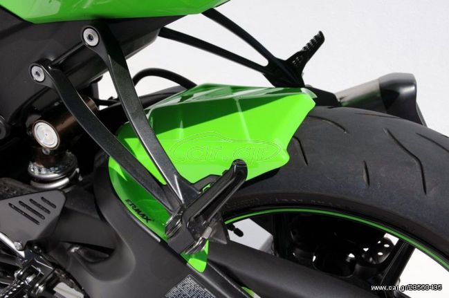 ΦΤΕΡΟ ΠΙΣΩ ΤΡΟΧΟΥ ΛΑΣΠΩΤΗΡΑΣ ZX 6R 2009-2016 KAWASAKI ERMAX ΜΑΥΡΟ ΑΒΑΦΟ ΠΛΑΣΤΙΚΟ ΧΡΩΜΑ