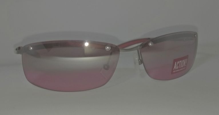 Γυαλιά ήλιου Action AC2021 61-13-130 με κόκκινους φακούς και μεταλλικό σκελετό (OEM)