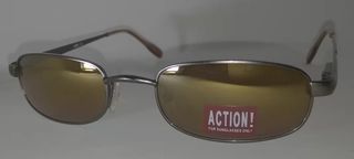 Γυαλιά ήλιου Action AC2044 C01 50-18-130 με καφέ φακούς και μεταλλικό μαύρο σκελετό & καφέ (OEM)