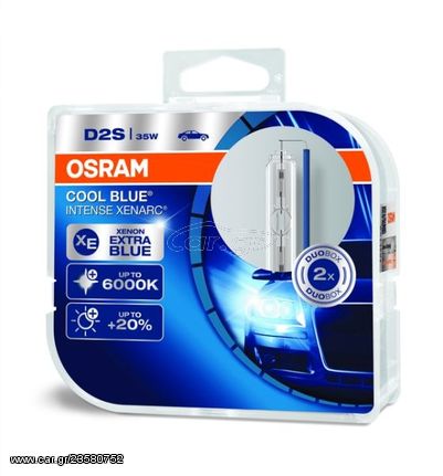 ΚΑΙΝΟΥΡΓΙΟ ΣΕΤ ΛΑΜΠΤΗΡΕΣ OSRAM ΤΥΠΟΥ D2S 85V 35W P32D-2 blue 6000K  MITSUBISHI NEOPLAN NISSAN OPEL PEUGEOT PORSCHE RENAULT SEAT SETRA SKODA SUBARU SUZUKI TOYOTA VOLVO VW