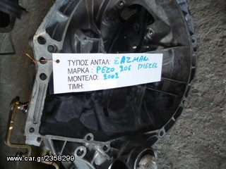 ΣΑΣΜΑΝ ΧΕΙΡΟΚΙΝΗΤΟ PEUGEOT 206/207/307/1007 1.4HDI ΚΩΔ. ΚΙΝΗΤΗΡΑ DV4TD8HZ/8HX, MOD 2002-2011