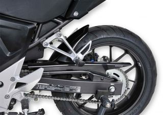 ΦΤΕΡΟ ΠΙΣΩ ΤΡΟΧΟΥ ΛΑΣΠΩΤΗΡΑΣ CB 500 F 2013-2015 HONDA ERMAX ΜΑΥΡΟ ΑΒΑΦΟ ΠΛΑΣΤΙΚΟ ΧΡΩΜΑ