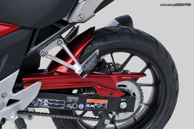 ΦΤΕΡΟ ΠΙΣΩ ΤΡΟΧΟΥ ΛΑΣΠΩΤΗΡΑΣ CB 500 X 2016-2018 HONDA ERMAX ΜΑΥΡΟ ΑΒΑΦΟ ΠΛΑΣΤΙΚΟ ΧΡΩΜΑ