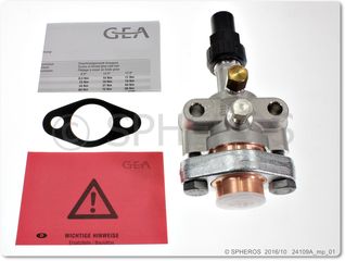 ΒΑΝΑ ΚΟΜΠΡΕΣΕΡ A/C GEA BOCK NW25 ΧΑΜΗΛΗ ΠΙΕΣΗ NW25 BOCK FKX40/50 