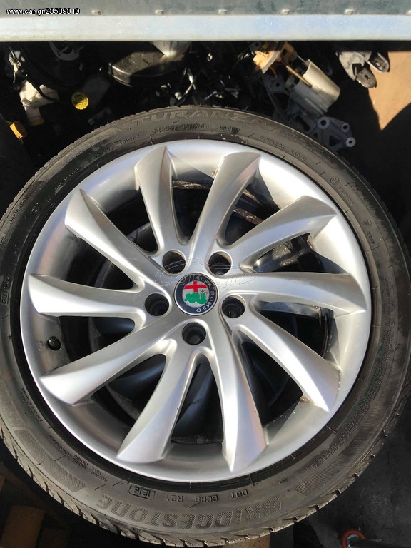 ALFA ROMEO GIULIETTA 2018 ΣΕΤ 4ΑΔΑ ΖΑΝΤΟΛΑΣΤΙΧΑ 17 ΙΝΤΣΩΝ 