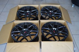 iELASTIKA 4 ΖΑΝΤΕΣ JAPAN RACING JR18 18X8.5 112/114.3 ET40 HYPER BLACK