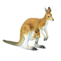 Μινιατούρες Safari - Kangaroo with Baby - Καγκουρό με Μωρό #SAFA-292029