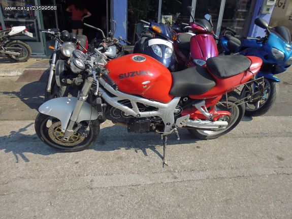 Suzuki sv650 sv650s ολοκληρη μοτοσυκλετα για ανταλακτικα. Καλες τιμες! μονο σε κομματια dl650 vstrom v-strom raptor