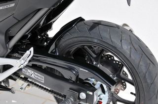 ΦΤΕΡΟ ΠΙΣΩ ΤΡΟΧΟΥ ΛΑΣΠΩΤΗΡΑΣ NC 700 S 2012-2013 HONDA ERMAX ΜΑΥΡΟ ΑΒΑΦΟ ΠΛΑΣΤΙΚΟ ΧΡΩΜΑ