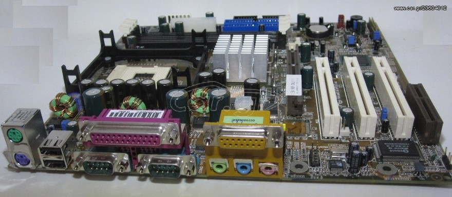 Car.gr - Μητρική ATX-SW Socket 478 motherboard with 3 PCI, 1 AGP, 1 CNR ...